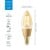 WiZ - C35 Amber Candle E14 Justerbar Filament - Smart Home thumbnail-7