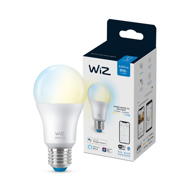 WiZ - A60 Lamp E27 Instelbaar Wit