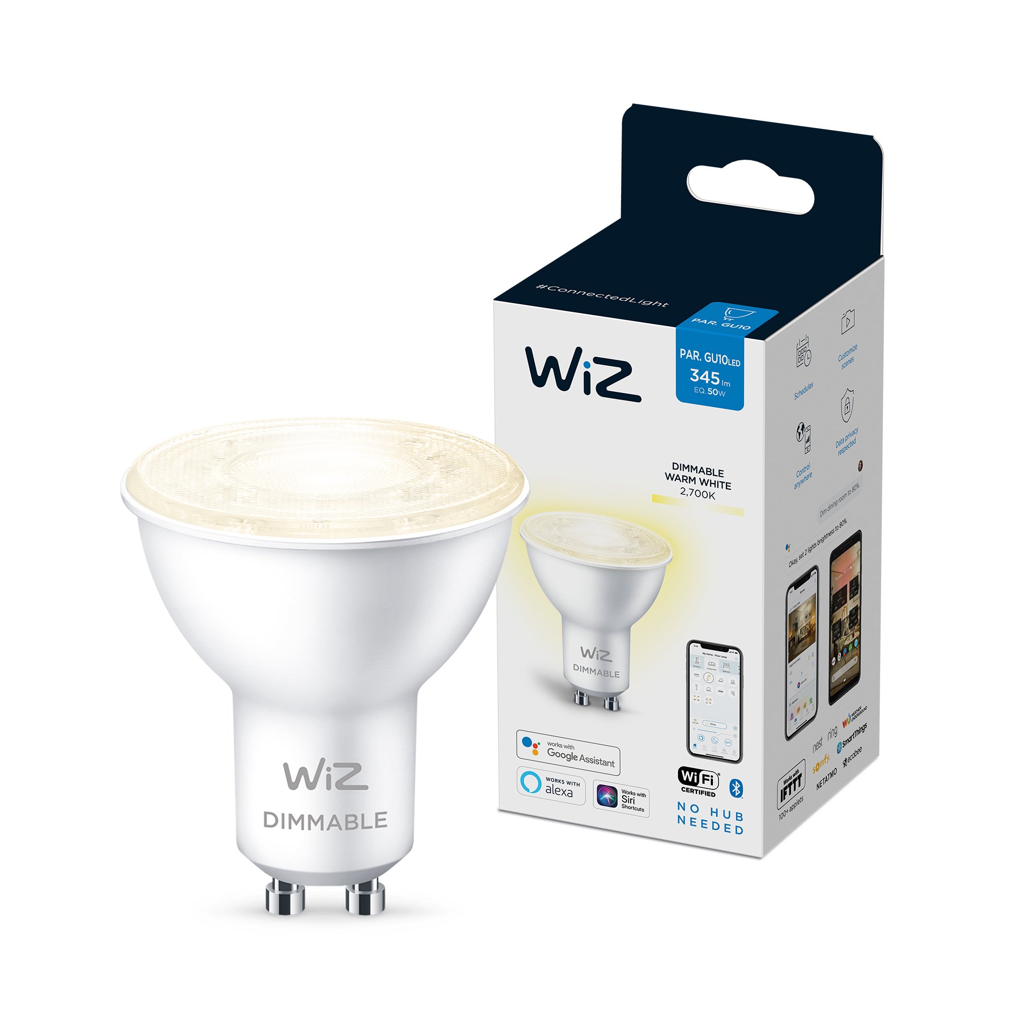 WiZ - Spot GU10 Spot Soft White - Smart hjem - Elektronikk