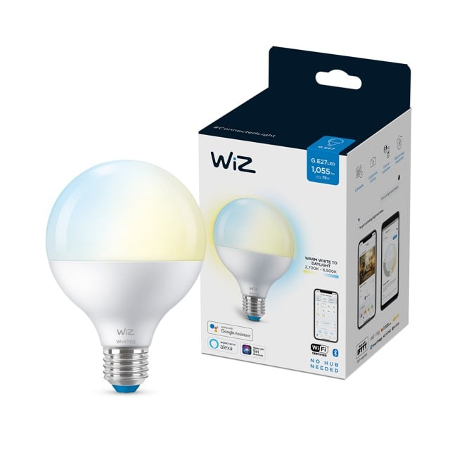 WiZ - G95 Globe E27 Instelbaar wit