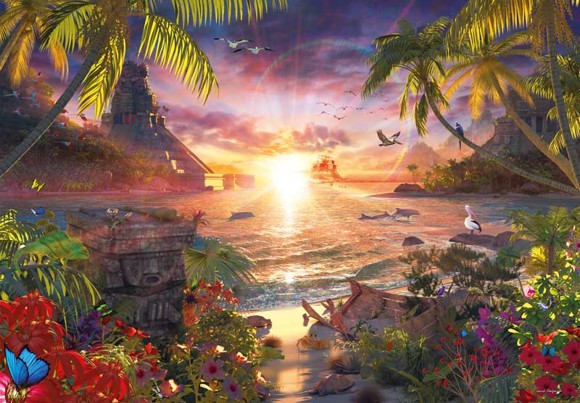 Koop Ravensburger - Puzzle - Paradise Sunset - 18000 pcs