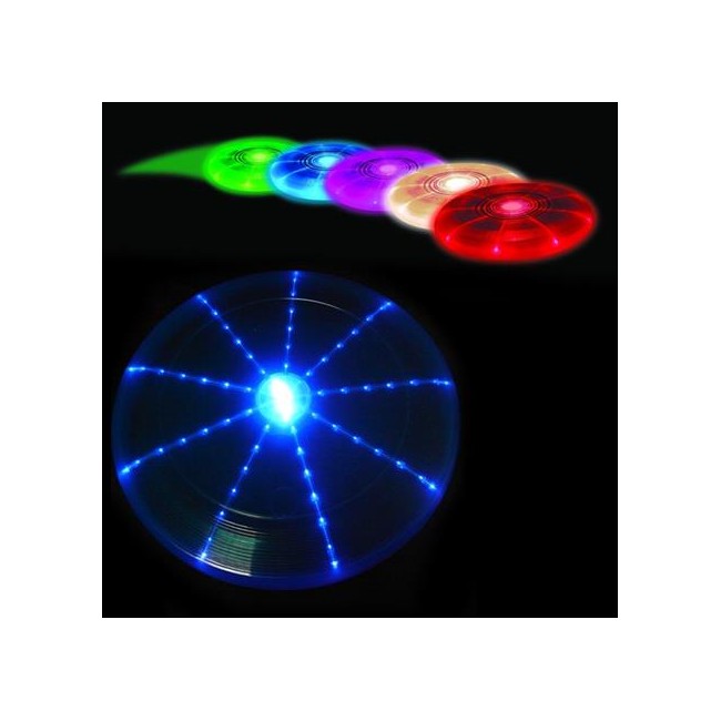 LED Frisbee m. Skiftende Lys