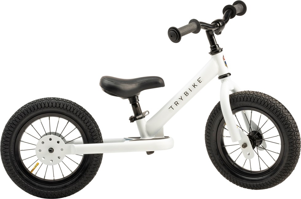 Trybike - Steel Balanscykel 2-Hjul, Vit