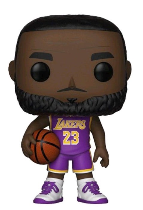 Funko POP! - NBA: Lakers - 25 cm LeBron James (Purple Jersey) (52359)