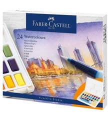 Faber-Castell - Watercolours in pans 24ct set (169724)