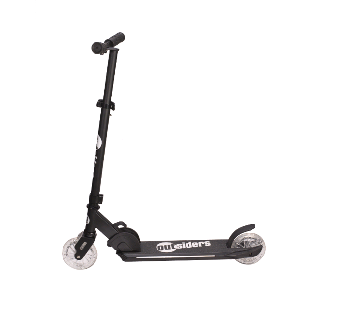 Outsiders - Aero Foldable Scooter with LED light Black (C2)
