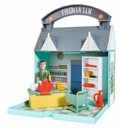 Fireman Sam - Dilys Supermarket with 2 Figures ( I-109251031)