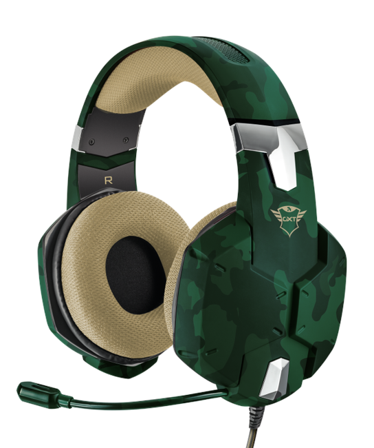 Trust GXT 322C Carus Gaming Headset - Jungle Camo