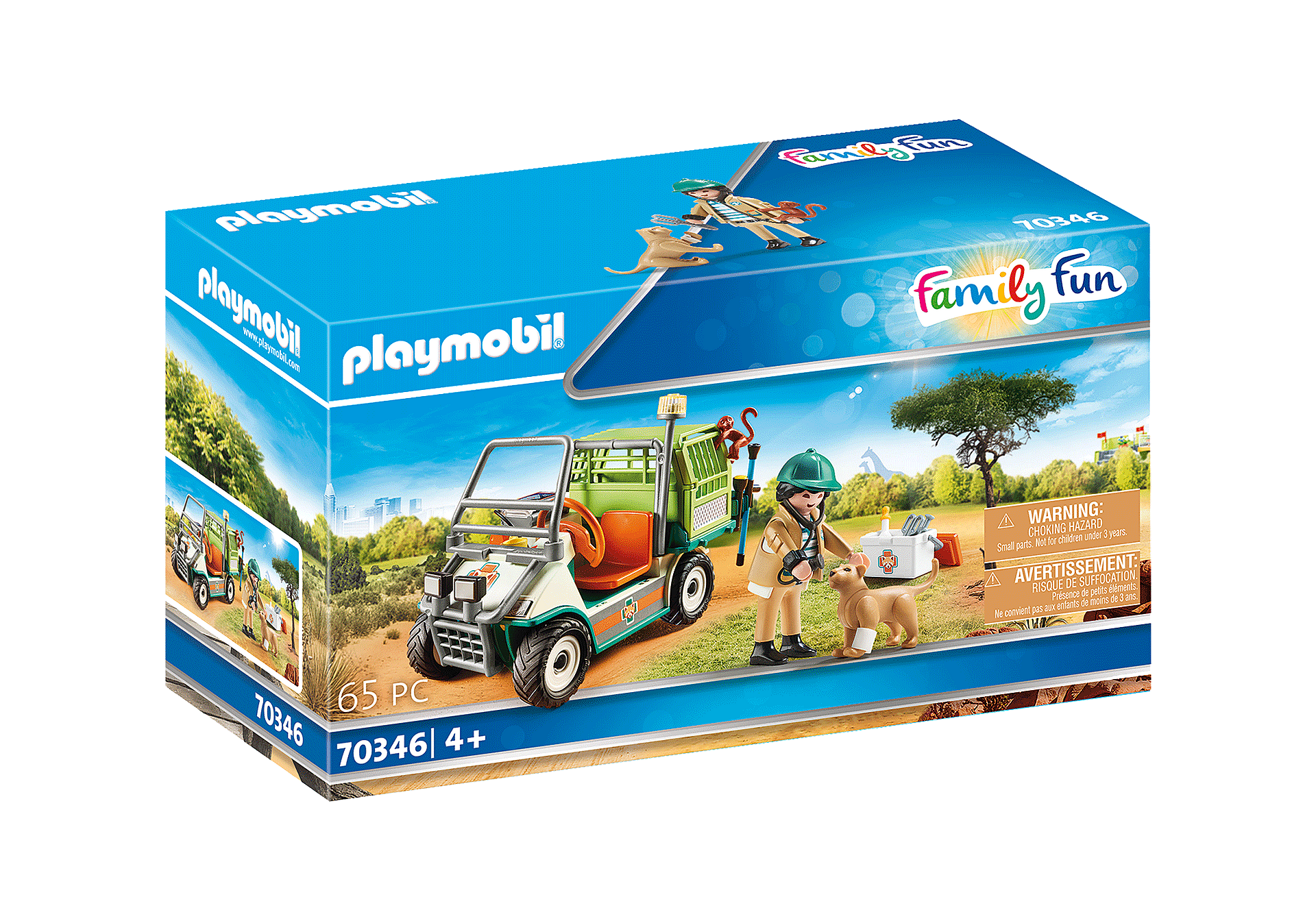 Playmobil - Zooveterinär med fordon (70346)