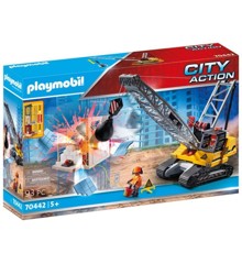 Playmobil - Cable Excavator with Building Section (70442)