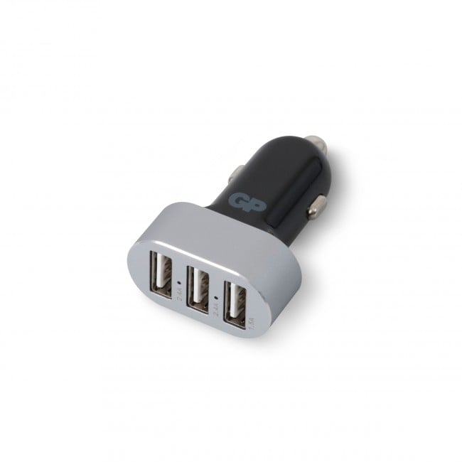 GP - USB Car Charger - Black (3 x USB A) (405148)