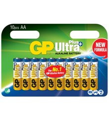 GP - Ultra Plus Alkaline 10-pakke - AA Batterier