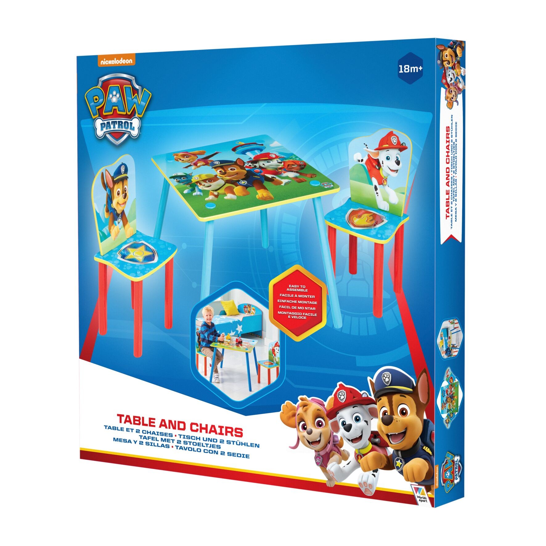 Buy Paw Patrol - Kids Table and 2 Chairs Set