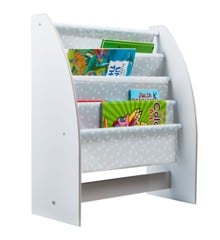 Kids White Sling Bookcase (470GWH01E)