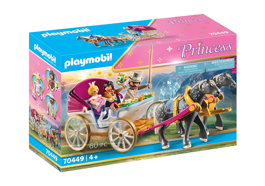 Playmobil - Romanttiset hevosten vetämät vaunut (70449)