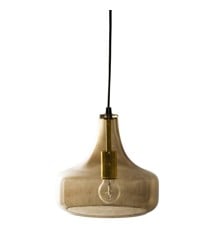 Bloomingville - Yuser Pendant Lamp, Brown, Glass (68704760)