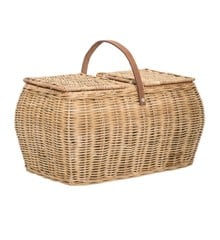 Bloomingville - Rattan Basket For Picnic - Natur (90907051)