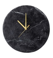Bloomingville - Marble Clock Ø 25,5 cm - Black (82049042)