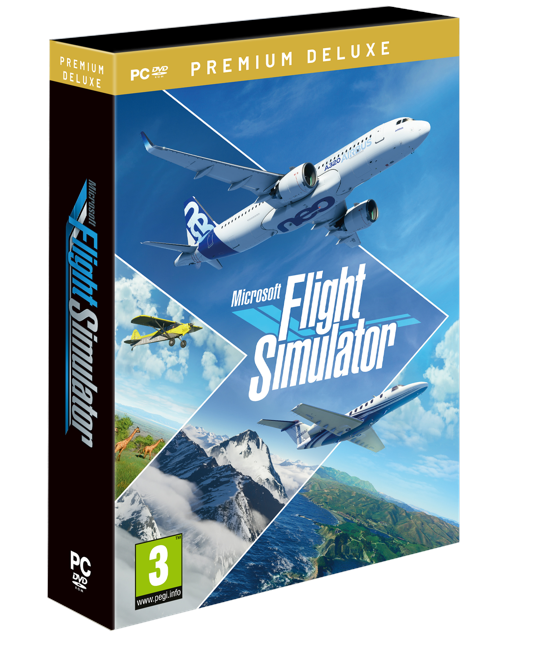 Microsoft Flight Sim 2020 (Premium Deluxe Edition) (DVD Format)
