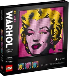 LEGO Art - Andy Warhol's Marilyn Monroe (31197)