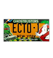 Ghostbusters Ecto-1 Licence Plate Replica