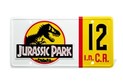 Jurassic Park - Dennis Nedry Licence Plate Replica