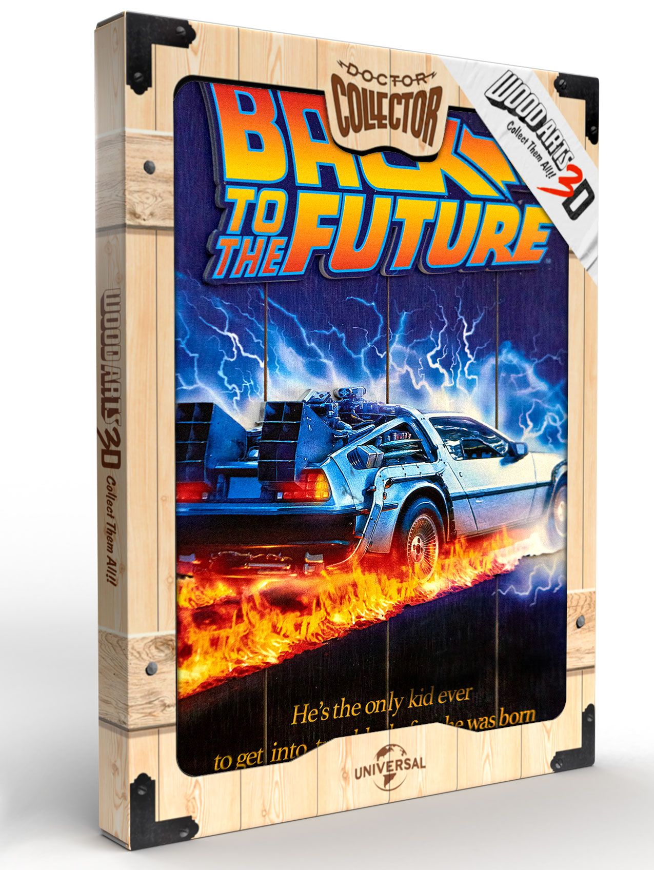 Back To The Future Wood Poster Bttf1 /movies And Tv-shows