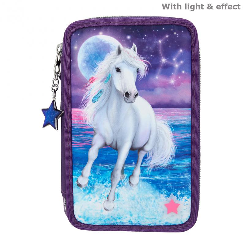 Miss Melody - Trippel Pencil Case w/LED - Northern Light (11255)