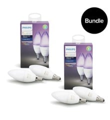 Philips Hue - 2X E14 2-Pack Bulb -  White and Color Ambiance - Bundle