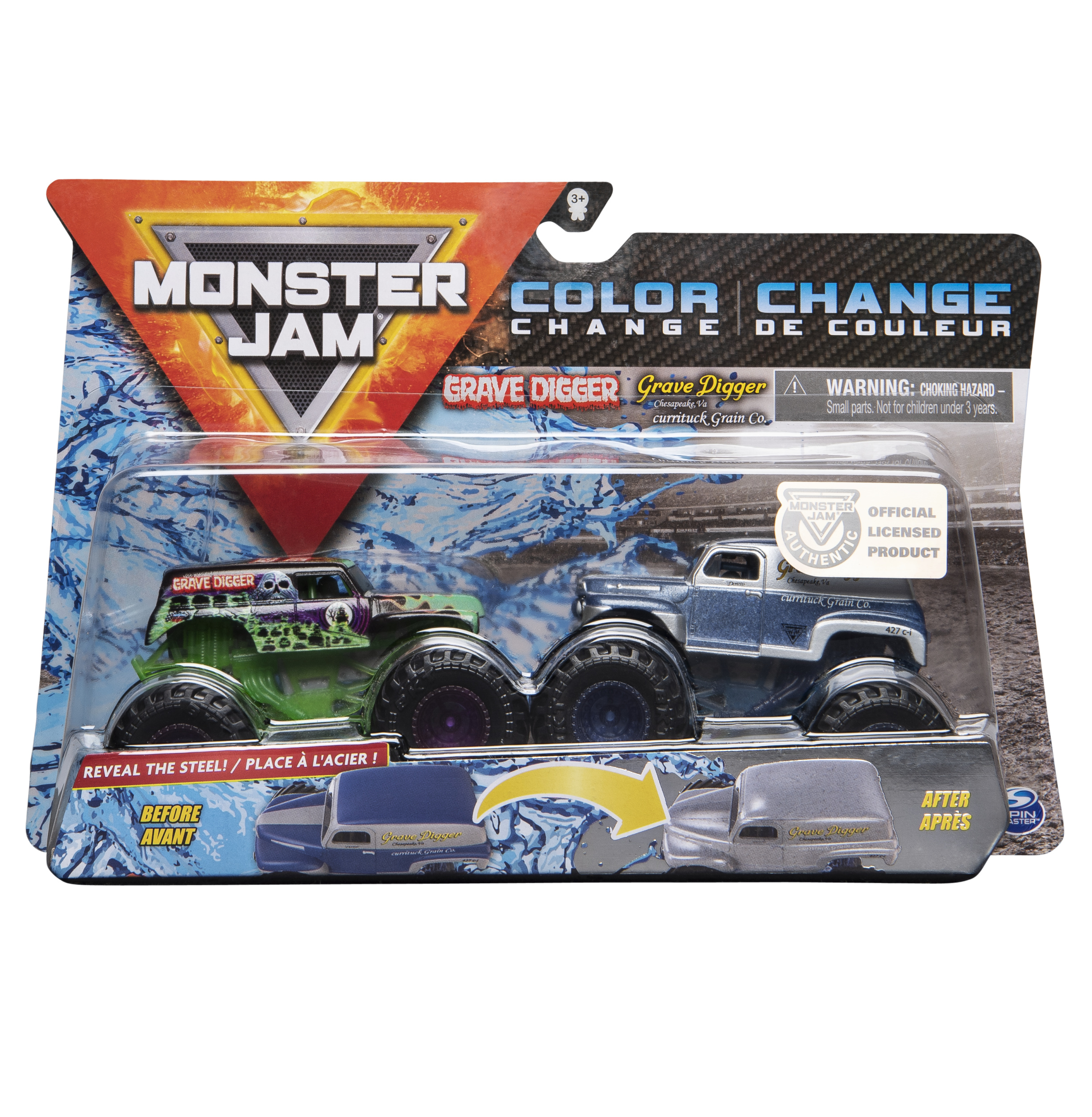 grave digger ice toy