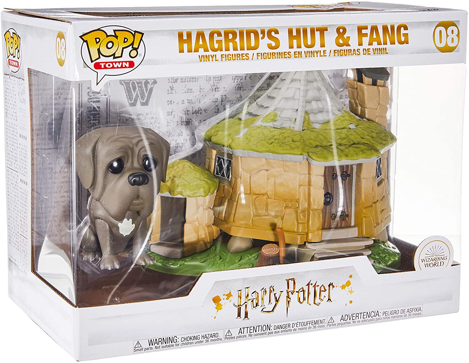 hagrid's hut with fang funko