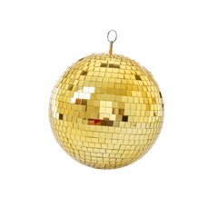 Rice - Gold Disco Ball - 25 cm