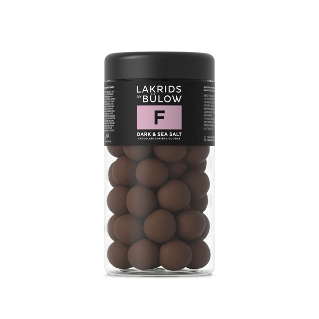 Lakrids By Bülow - ​2 x Regular F - Mørk Chokolade Overtrukket Lakrids & Havsalt 295 g