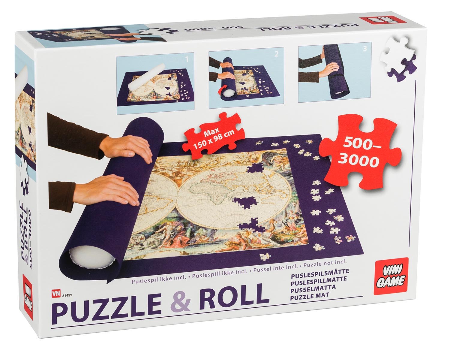 Vini Game - Puzzle Roll Mat - 500-3000 pc (31499) - Leker