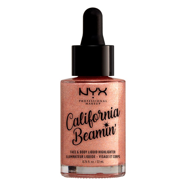 NYX Professional Makeup - California Beamin' Ansigt & Krop Flydende Highlighter - Beach Babe