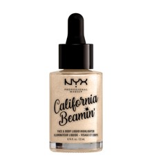 NYX Professional Makeup - California Beamin' Face & Body Liquid Highlighter - Pearl Necklace