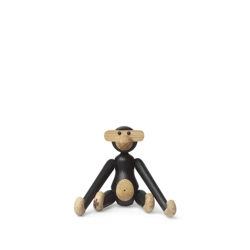 Kay Bojesen - Apa Mini - H9,5 cm - Mörkbehandlad Ek