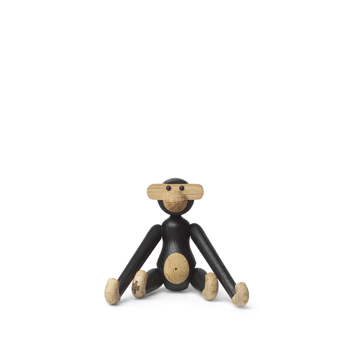Kay Bojesen - Apina Mini - K9,5 cm - Tummaksi Petsattu Tammi