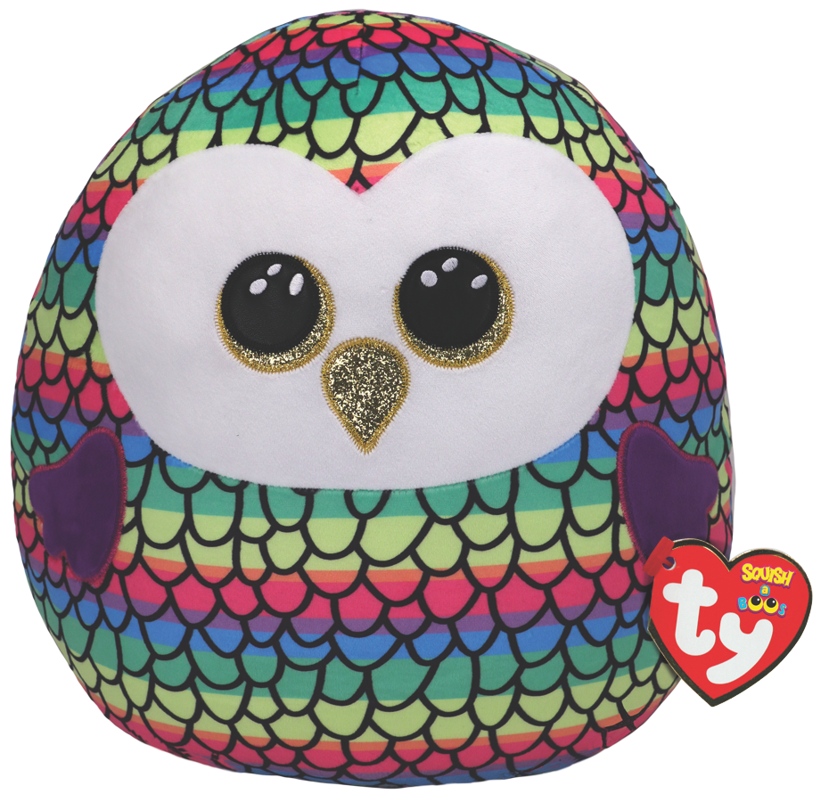 Ty Plush - Squish a Boo - Owen the Owl (TY39191)