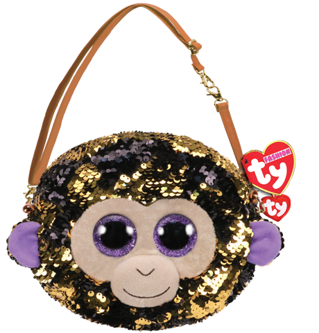 Ty Plush - Sequin Purse - Coconut the Monkey (TY95122)