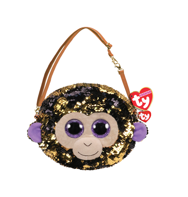 Ty Plush - Sequin Purse - Coconut the Monkey (TY95122)