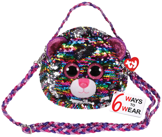 Ty Plush - Sequin Purse - Dotty the Leopard (TY95124)
