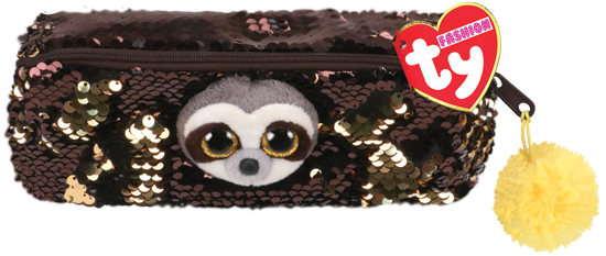 Ty Plush - Sequin Pencil Case - Dangler the Sloth (TY95851)