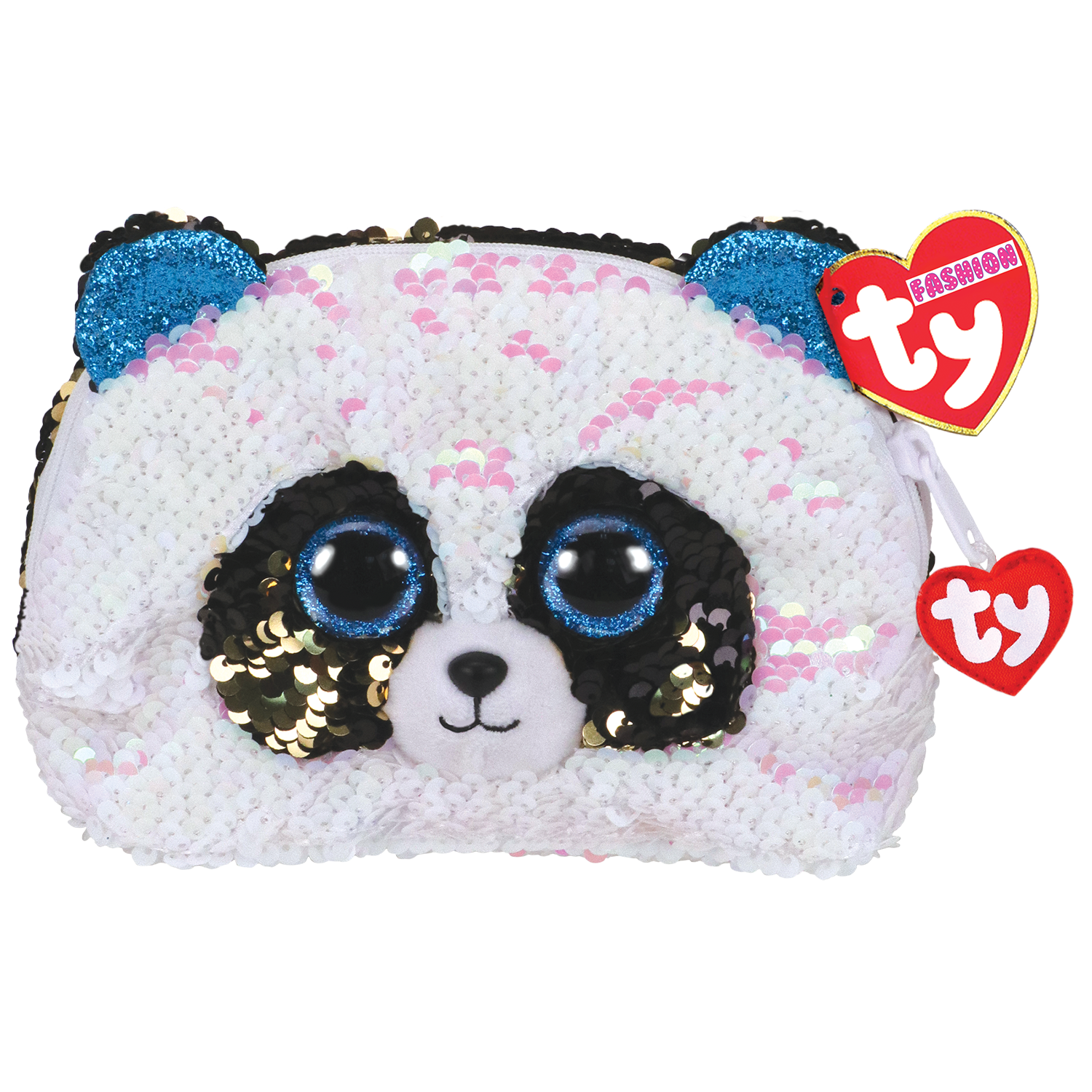TY Plush - Sequin Accessory Bag - Bamboo the Panda (TY95825)