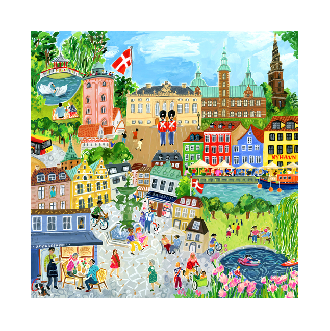 eeBoo - Puzzle - Copenhagen, 1000 pc (EPZTCOP)