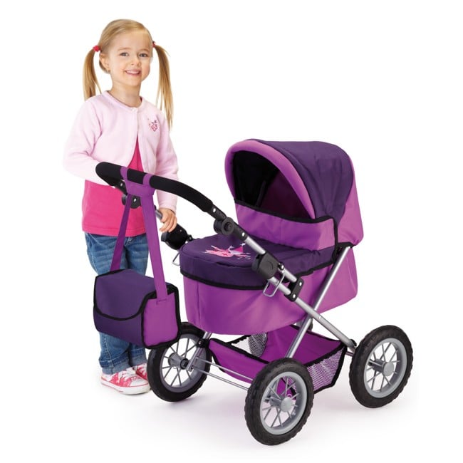 Bayer - Dolls Pram - Trendy - Purple (13012AA)