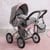 Bayer - Dolls Pram - City Star - Grey (13633AA) thumbnail-2