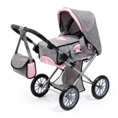 Bayer - Dolls Pram - City Star - Grey (13633AA)