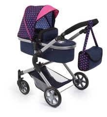 Bayer - Dolls Pram - City Neo - Navy (18154AA)