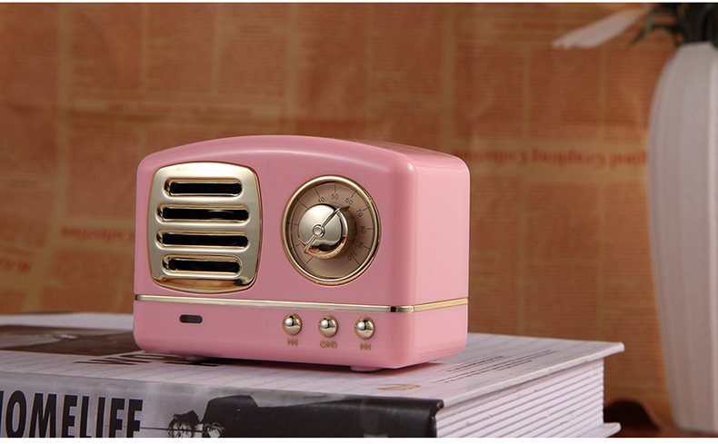 Mese - Retro Superior Speaker - Pink (6950323)